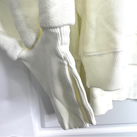 FREE PEOPLE We The Free NEW Camden Sweatshirt Size L White - Picture 7 of 12